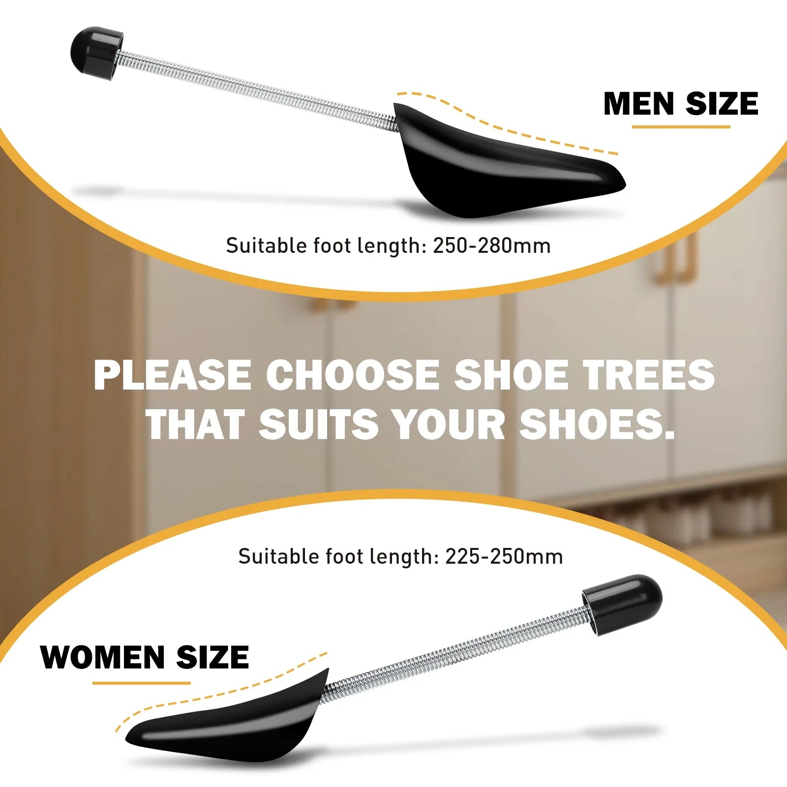 3/5 Pairs Shoe Stretcher Shoes Tree Shaper Rack Plastic Adjustable Length Men/Women Shoe Trees Stretcher Boot Holder Organizers